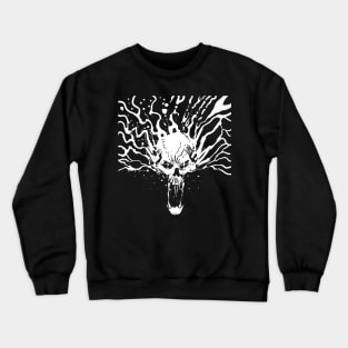 Splatter Skull Crewneck Sweatshirt